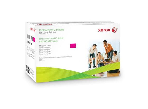 Xerox HP CLJ 3525/3520/3530 A Magenta 7.000 sider ved 5 % CE253A 